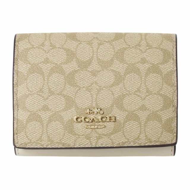 今ならほぼ即納！ レディース コーチ 三つ折り財布 レザー ミニ財布/COACH 小物