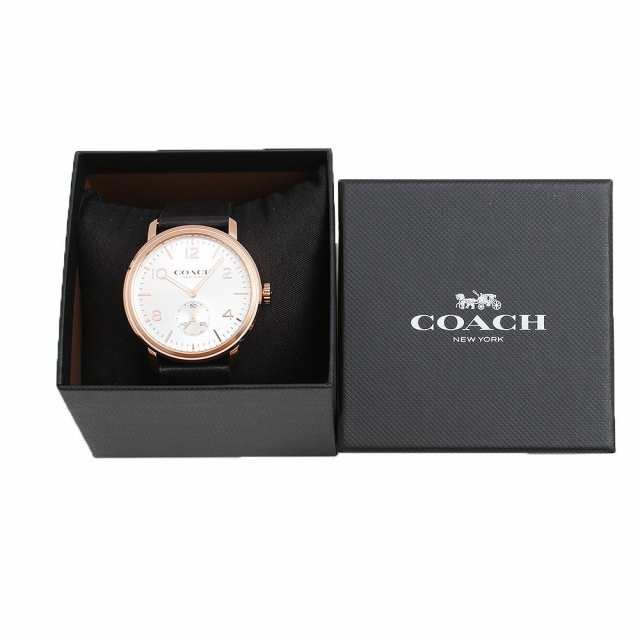 即日発送]コーチ メンズ 腕時計/COACH クオーツ レザーベルト ロゴ