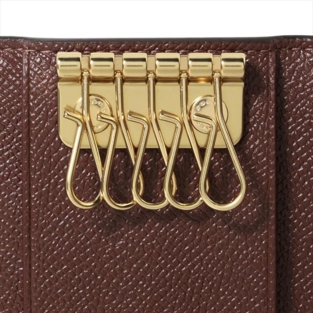 安心国内発送 COACH レザー 5連 キーケース トープ Amazon.co.jp: [コーチ] キーケース クロスグレインレザー ロゴ