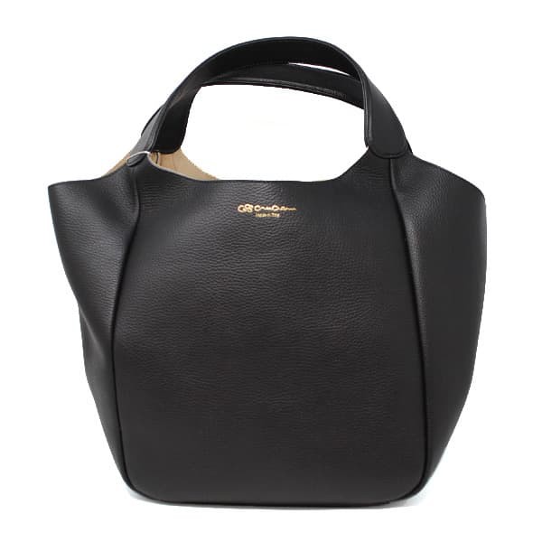 クルチアーニ レディース トートバッグ ショルダーバッグ/Cruciani レザー トートバッグ ショルダーバッグ NERO 送料無料/込 父の日ギフの通販は