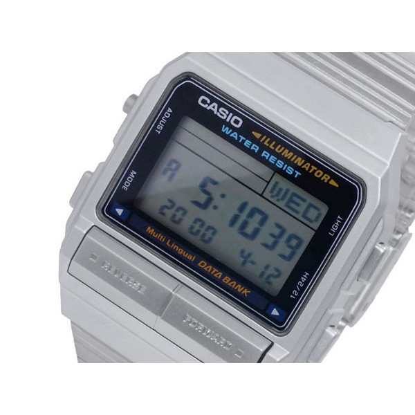 カシオ メンズ 腕時計 Casio データバンク Data Bank デジタル 腕時計 シルバー 送料無料 込 誕生日プレゼントの通販はau Pay マーケット ブランドショップvolume8