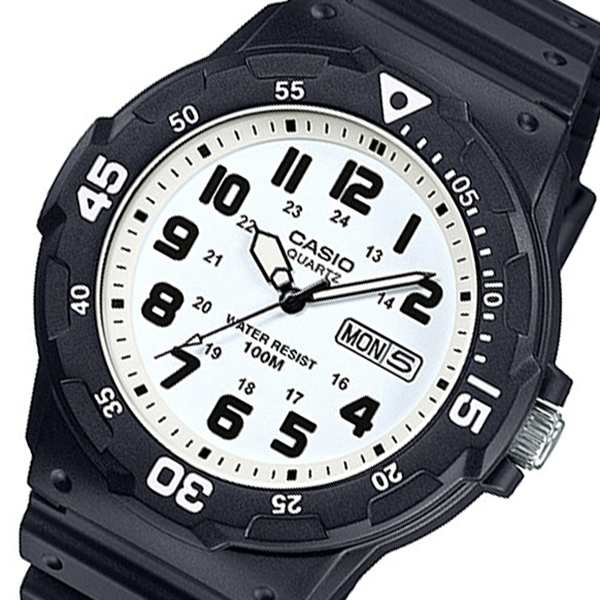 カシオ メンズ 腕時計 Casio 100ｍ防水 腕時計 ホワイト 送料無料 込 父の日ギフトの通販はau Pay マーケット ブランドショップvolume8