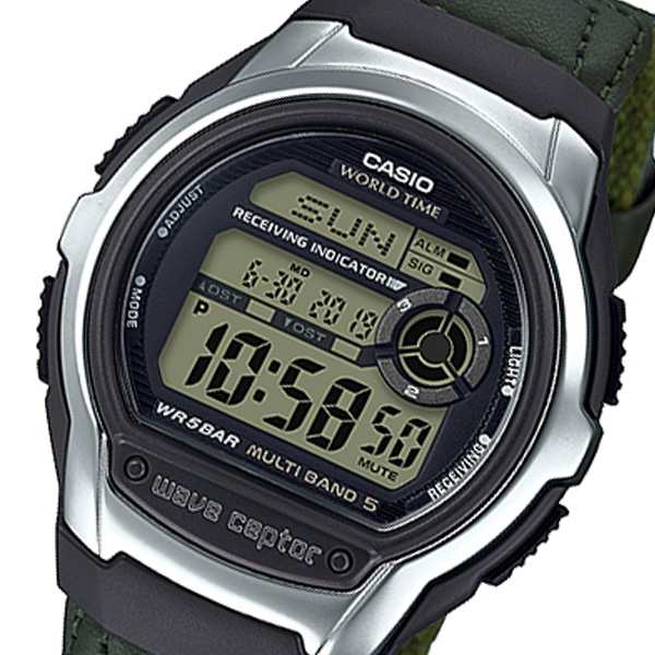 カシオ メンズ 腕時計 Casio ウェーブセプター Wave Ceptor デジタル クロノグラフ 電波 腕時計 ブラック カーキ 送料無料 込 ホワイトデの通販はau Pay マーケット ブランドショップvolume8