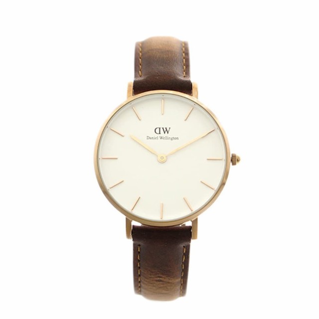 [即日発送]ダニエルウェリントン レディース 腕時計/Daniel Wellington 腕時計 ブラウン ホワイト 送料無料/込 誕生日プレゼント