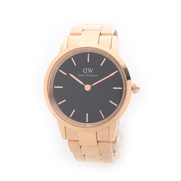 [即日発送]ダニエルウェリントン メンズ 腕時計/Daniel Wellington ICONIC LINK 40 アナログ クオーツ ラウンド 腕時計 ブラック ローズゴールド 送料無料/込 ホワイトデーの通販は腕時計メンズ