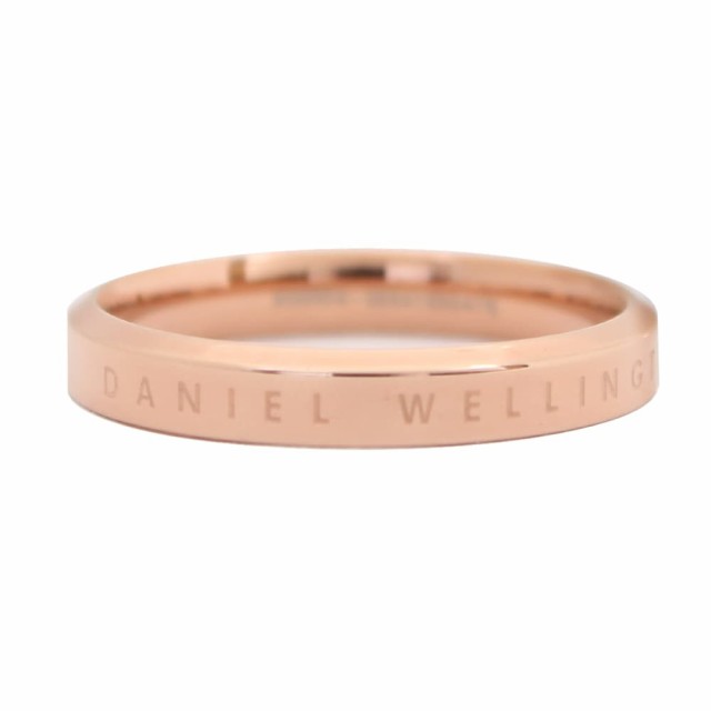 [即日発送]ダニエルウェリントン レディース&メンズ フラットリング 指輪 平打ちリング9号/Daniel Wellington ミニマル シンプル ロゴ フラットリング 指輪 平打ちリング ローズゴールド 送料無料/込 ホワイトデーの通販は
