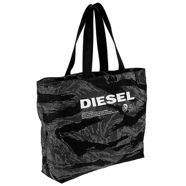 ディーゼル メンズ トートバッグ ショルダーバッグ Diesel ロゴプリント ストライプ迷彩柄 コットン トートバッグ ショルダーバッグ 送料の通販はau Pay マーケット ブランドショップvolume8