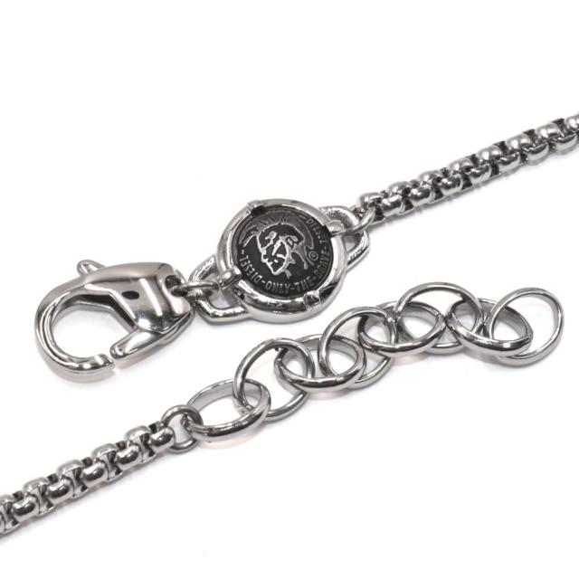 DIESEL ディーゼル　ネックレス　ロゴ　ベネチアンチェーン STEEL 楽天市場】DIESEL ペンダントネックレスディーゼル カラビナ