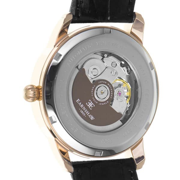 アーンショウ メンズ 腕時計/EARNSHAW 自動巻き アナログ表示 レザー