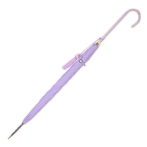 [即日発送]フォックスアンブレラズ レディース 長傘 雨傘/FOX UMBRELLAS 無地 シンプル レザーハンドル 長傘 雨傘 ライラック 送料無料/込 ホワイトデーの通販は