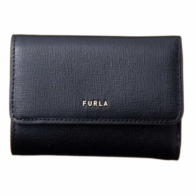 フルラ レディース 三つ折り財布/FURLA レザー 三つ折り財布 NERO 送料