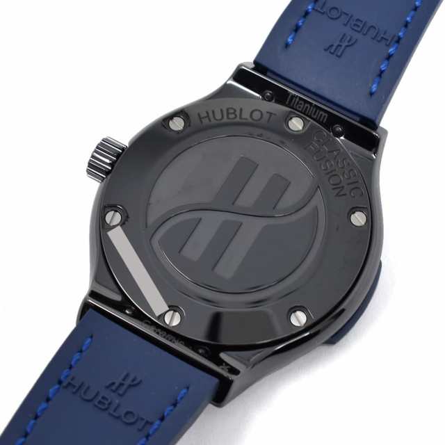 [即日発送]ウブロ レディース 腕時計(BOX訳あり)/HUBLOT クラシックフュージョン CLASSIC FUSION アナログ クオーツ アリゲーターレザー 腕時計(BOX訳あり) ブルー 送料無料/込 ホワイトデーの通販は
