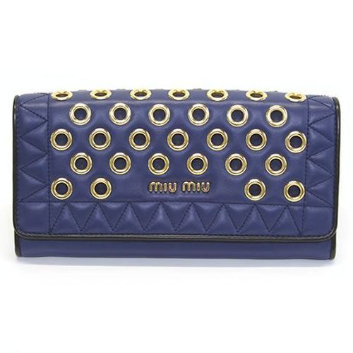 [即日発送]ミュウミュウ レディース 長財布/MIU MIU 長財布 ゴールド 送料無料/込 父の日ギフトの通販は 53,906円