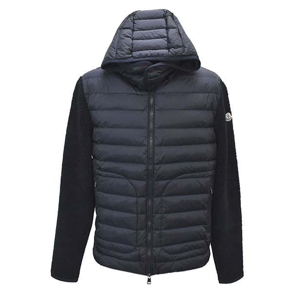 モンクレール メンズ ダウンジャケットMサイズ/MONCLER MONCLER MEN CLOTHES フーディー フード付き ダウンジャケット BK 送料無料/込 父|au PAY マーケット