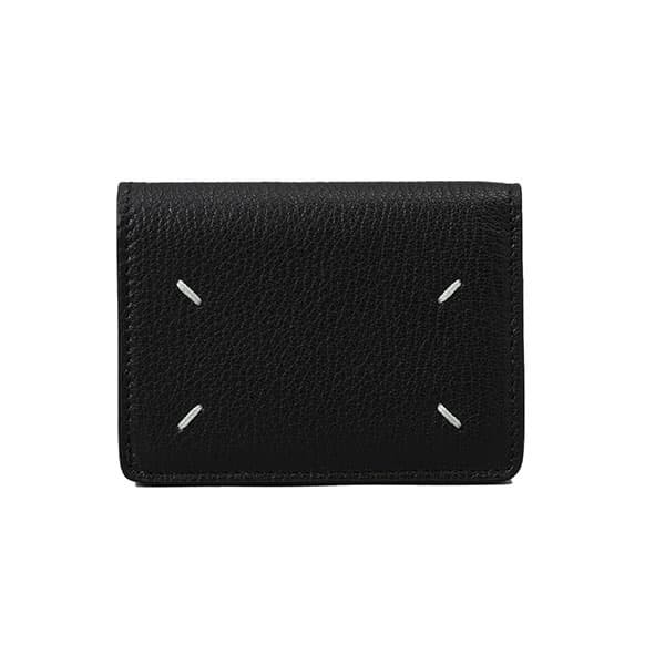 メゾンマルジェラ メンズ＆レディース 三つ折り財布 ミニ財布/MaisonMargiela WALLET CLIP 3 レザー シンプル ロゴ 三つ折り財布 ミニ財