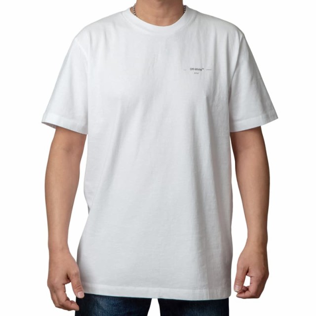 オフホワイト  OWAA049R21JER007 ロゴプリントTシャツ メンズ M