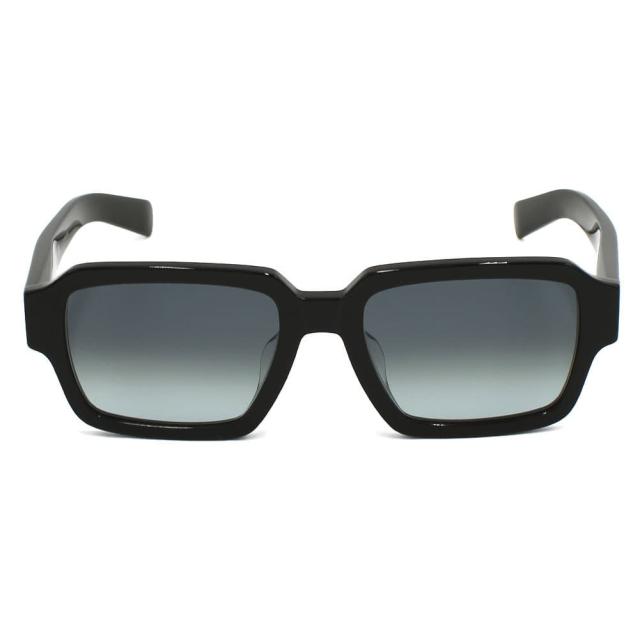プラダ メンズ&レディース サングラス/PRADA UVカット スクエア型 グラデーション サングラス グレーグラデーション/ブラック 送料無料/込 誕生日プレゼント