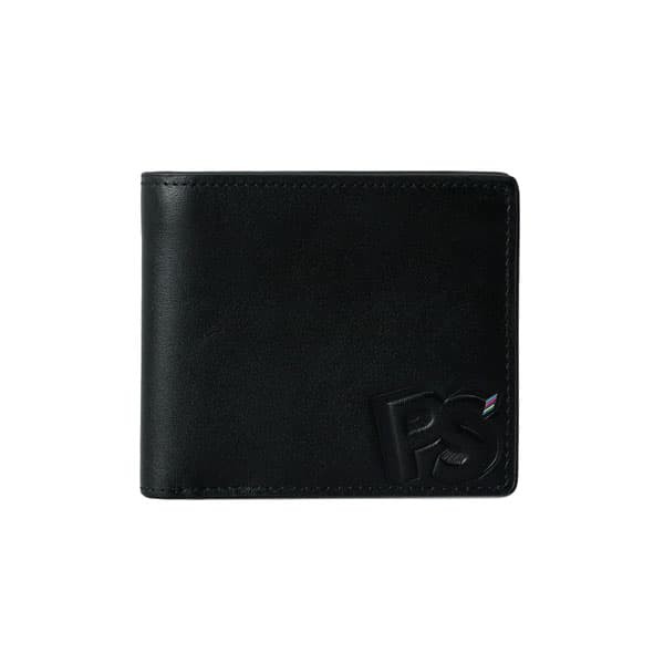 ポールスミス メンズ 二つ折り財布 ミニ財布/Paul Smith MEN WALLET BILLFOLD レザー シンプル ロゴ 二つ折り財布 ミニ財布 ブラック系