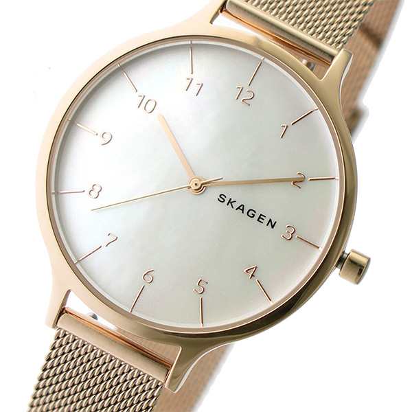 スカーゲン レディース 腕時計 Skagen 腕時計 シェル ピンクゴールド 送料無料 込 ホワイトデーの通販はau Pay マーケット ブランドショップvolume8