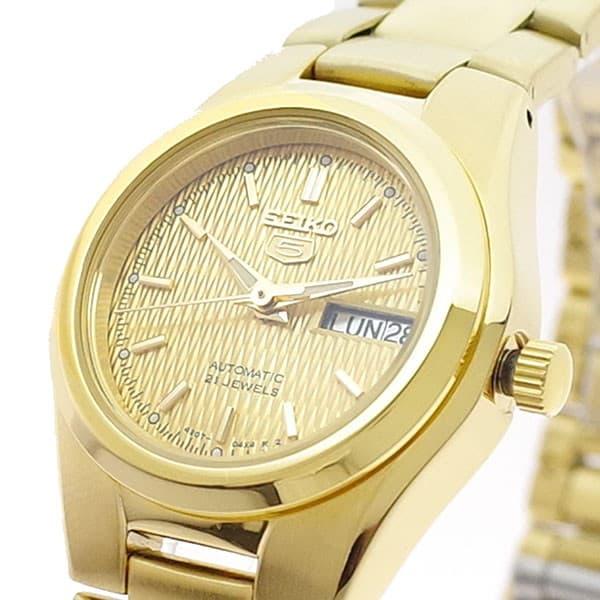 [即日発送]セイコー レディース 腕時計/SEIKO SEIKO5 セイコー5 自動巻き 腕時計 ゴールド 送料無料/込 ホワイトデーの通販は