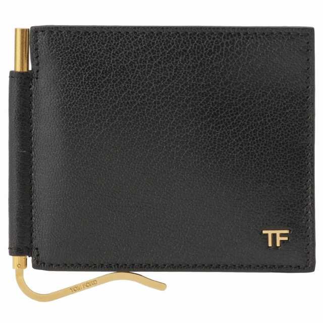 即日発送]トムフォード メンズ 二つ折り財布/TOM FORD レザー 小銭入れ