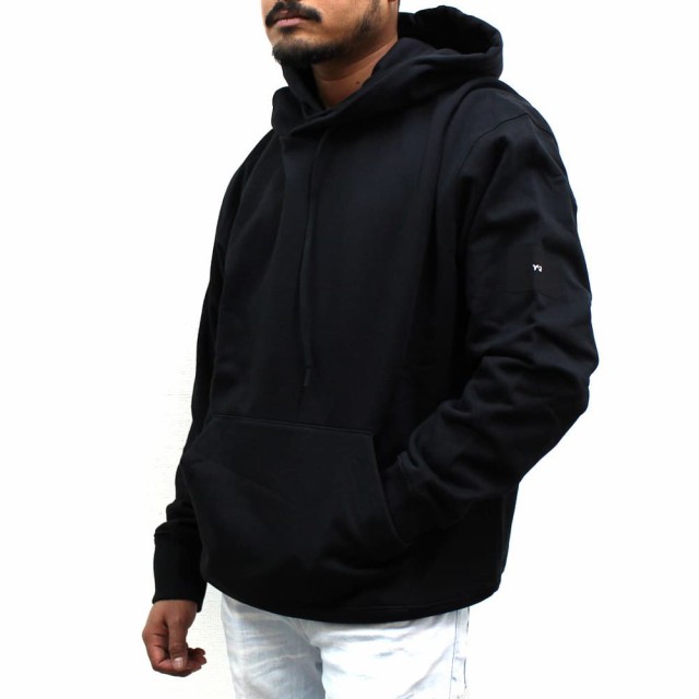 [即日発送]ワイスリー メンズ&レディース パーカーSサイズ/Y-3 FT HOODIE 長袖 プルオーバー ロゴ パーカー ブラック 送料無料/込 誕生日