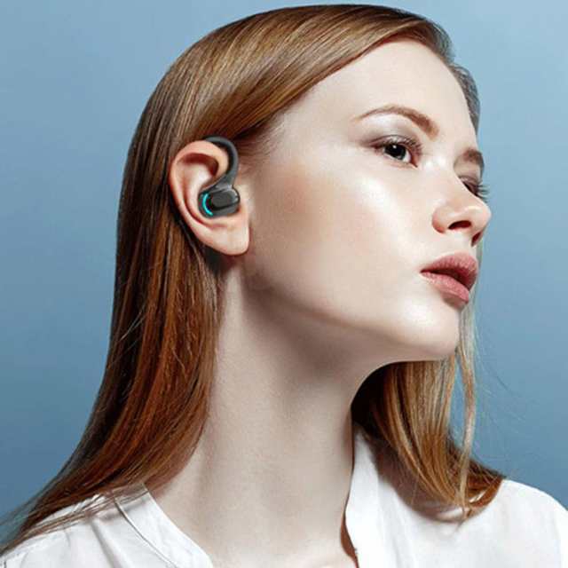 イヤホン ブルートゥース ワイヤレス bluetooth 骨伝導 使用簡単 イヤホン 5.2 スポーツ 片耳 両耳 iphone マイク付き 防水  高音質 軽量の通販はau PAY マーケット - adventure-online | au PAY マーケット－通販サイト