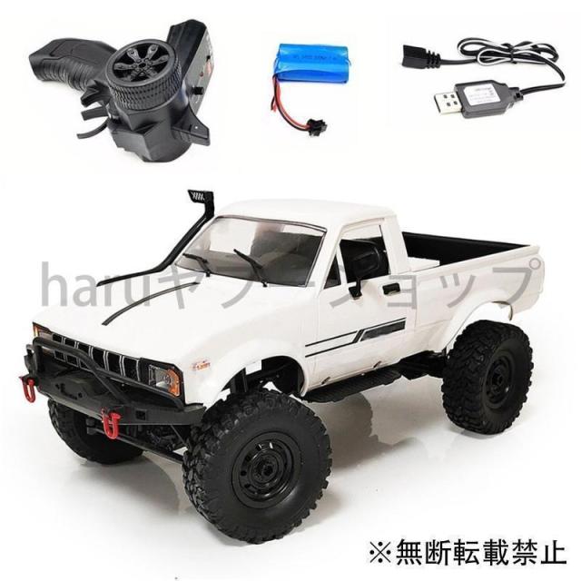 【タイムセール】RCカー 4WD wpl 1 C24 アップグレード C24-1 1:16 ラジオ制御 オフロード ミニ車 rtr キット ロッククローラー