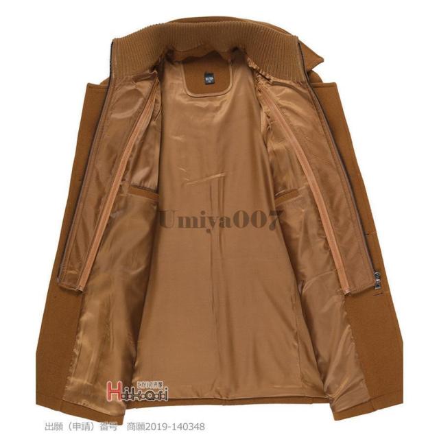コート メンズ 40代 50代 アウター ビジネスコート チェスターコート 内衿脱着可 ウールコート 防寒 春服 冬服_10