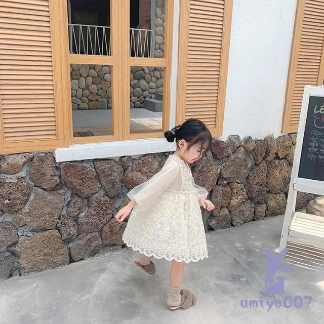 子供 女の子 プリンセス ワンピース スカート ピアノ 発表会レース ホワイト かわいい 子ども子供服 ピアノ 発表会 結婚式 入学式 入園式 卒業式 卒園式 七五三_1