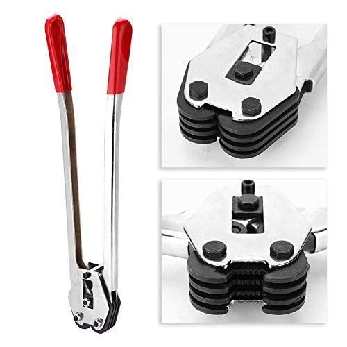 梱包機 封緘器と引締機とシール金具セット PP・PETバンド適用 バンド幅1619mm カッター搭載 ハサミ不要 梱包作業に_6