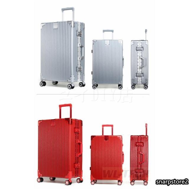 スーツケース キャリーケース 100L 大型 大容量 軽量 Lサイズ 26インチ アルミ フレーム メンズ ハードケース キャリーバッグ 静音効果 送料無料_2
