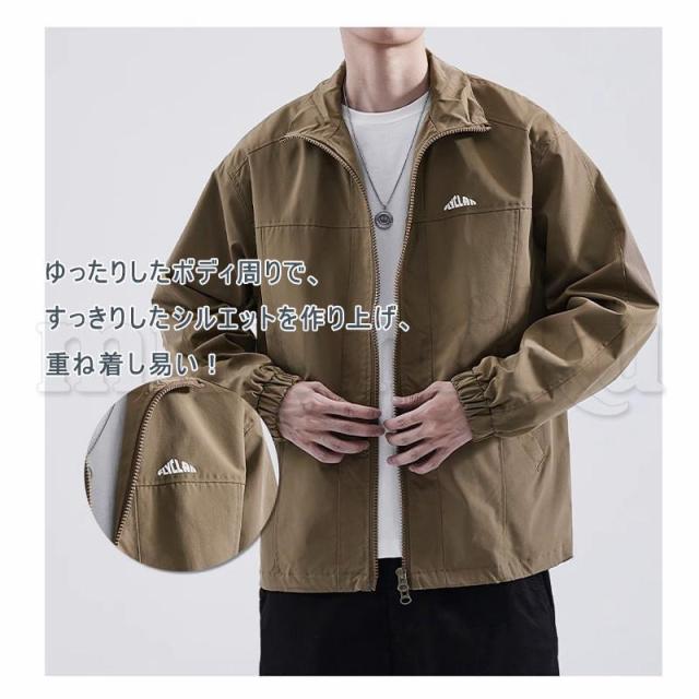 ジャケット 作業着 メンズ 長袖 ワークウェア ジャンパー ブルゾン アウター トップス ビンテージ コート アメカジ 折り襟 春 秋 無地 送料無料_7
