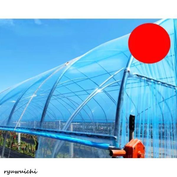 農業用ビニール 長さ10m ビニールハウス 園芸用 厚み0.14mm 屋根ビニール 農ビ 農業用ハウス 農園 農PO 屋根用ハウスビニール 幅600c_3