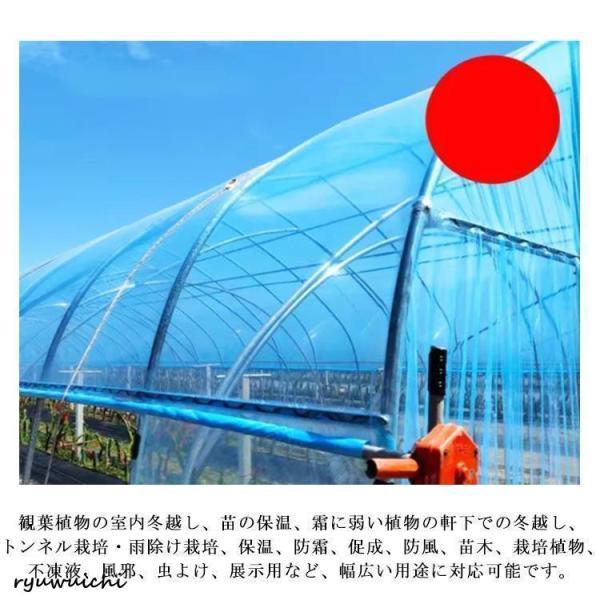 農業用ビニール 長さ10m ビニールハウス 園芸用 厚み0.14mm 屋根ビニール 農ビ 農業用ハウス 農園 農PO 屋根用ハウスビニール 幅600c_7