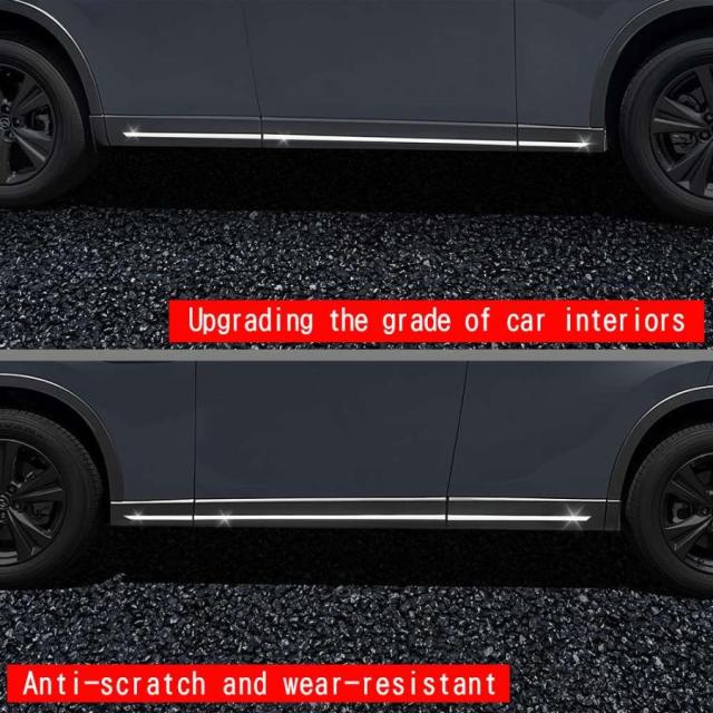 マツダ MAZDA CX-60 専用 サイドシル モール ロッカーパネル 加飾 クロームアクセサリー_3