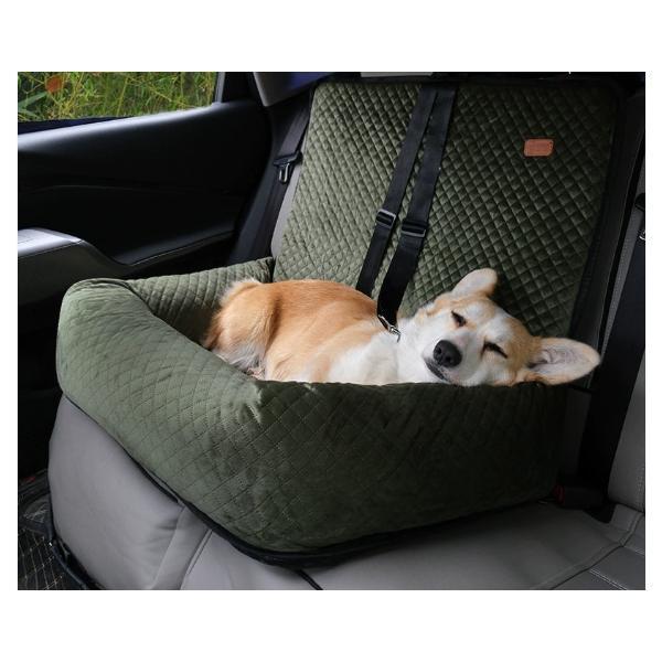 車用ペットシート ペット用ドライブボックス 座席シート ドライブベッド かわいい 猫 中大型犬 車用ベッド 快適 汚れにくい 水洗い 飛び出し防止 酔わない