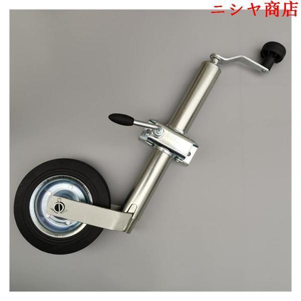 トレーラージャッキ クランプトップ風、48mmチューブ、キャラバンアクセサリーのキャンピングカーの部品が付いている トラビージャックジョッキーホイールRvスタ