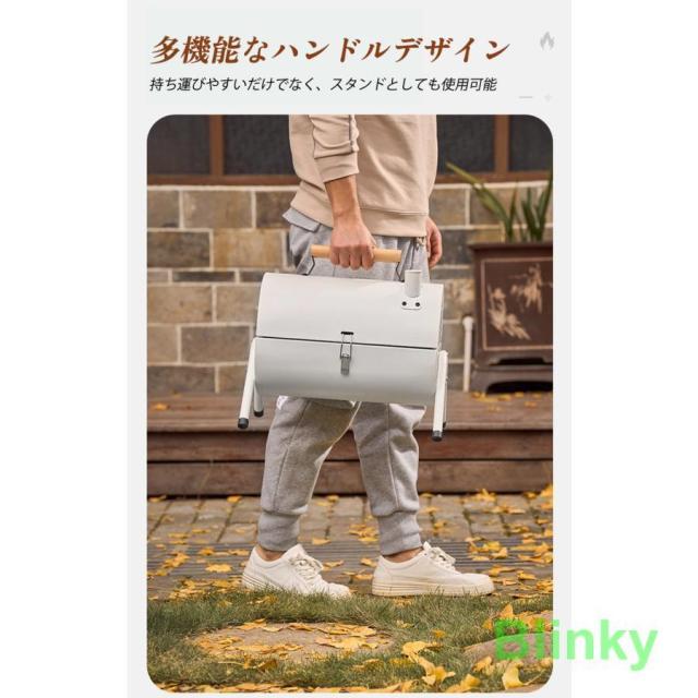 バーベキュー バーベキューグリル 卓上 ドラム缶 BBQ BBQグリル キャンプ アウトドア キャンプ用品　小型 蓋付き_5