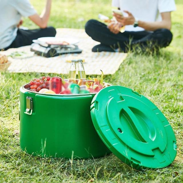 断熱スープ容器 15L 30L 50L 業務用フードウォーマー ステンレス製ライナー 保温機能 24時間 食品の温度を長時間保つ業務用スープ容器、温冷両用_7