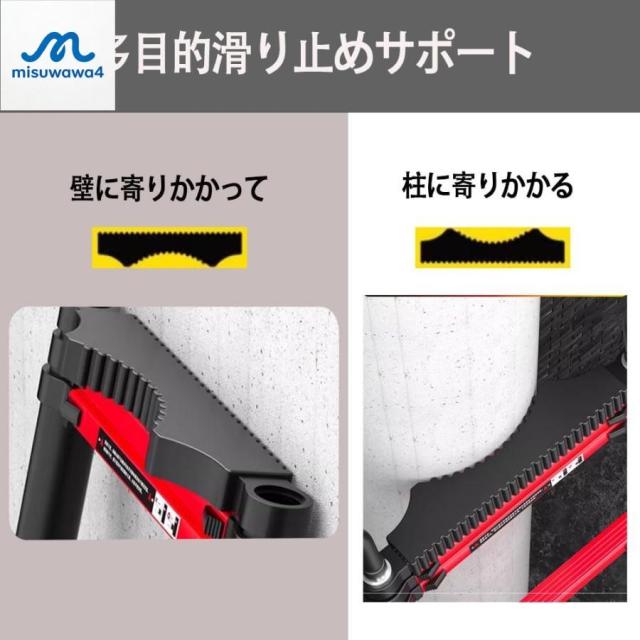 伸縮はしご ステンレス製で 滑り止め性能が強く 安定性と耐久性に優れています 折りたたみはしご 持ち運びが簡単で 耐荷重性に優れています ステンレス製はしご_2