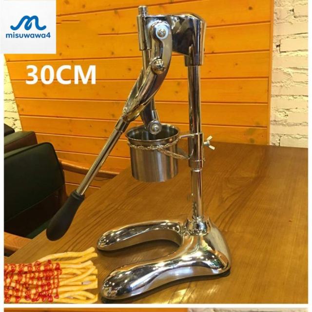 エクストラロング30センチフレンチフライメーカー機ステンレス鋼マッシュポテトフライ押出機、ポテトパスタ機特殊フライパンツール付き押出機_2