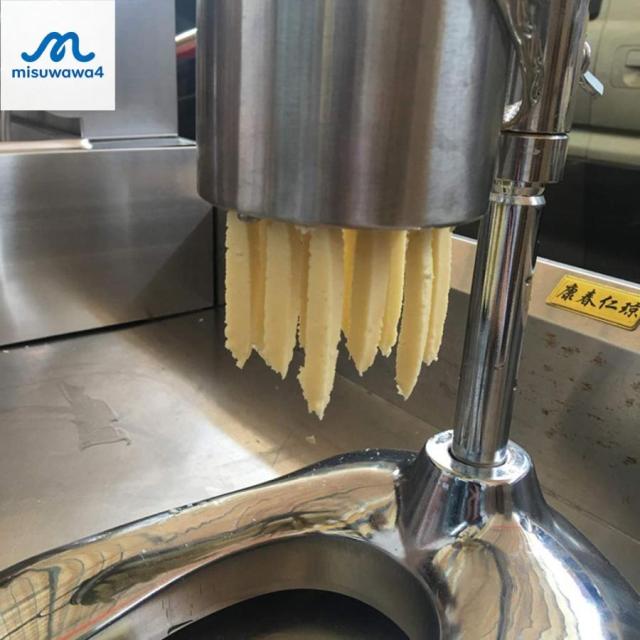 エクストラロング30センチフレンチフライメーカー機ステンレス鋼マッシュポテトフライ押出機、ポテトパスタ機特殊フライパンツール付き押出機_5