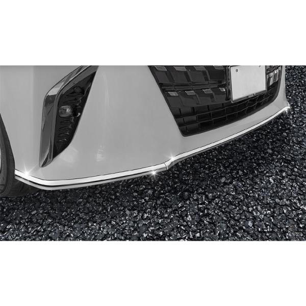 新型アルファード40系 ハイブリッド AAHH40W AAHH45W ハイブリッド フロントバンパーガーニッシュ フロントリップトリム_2