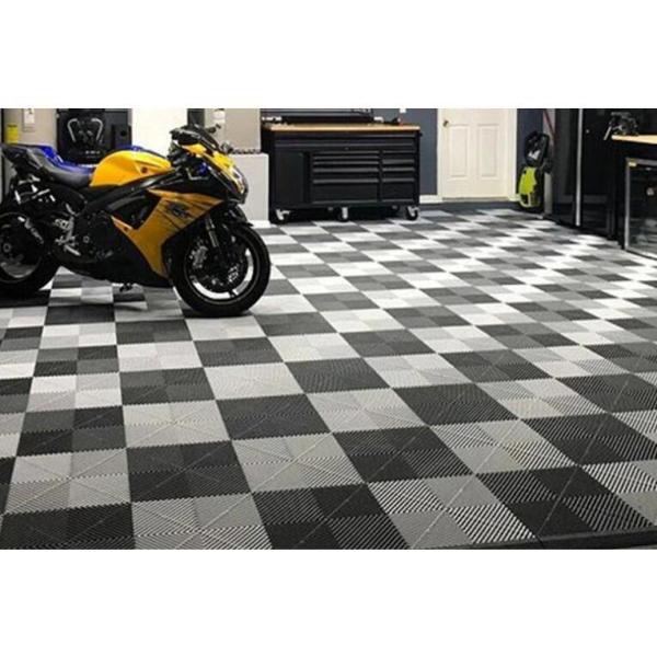 ガレージタイル ガレージマット ガレージ 20枚セット 耐荷重10トン 車 バイク 駐車場 屋外 屋内 組立簡単 取り外し お手入れ簡単 滑り止め効果 床_11