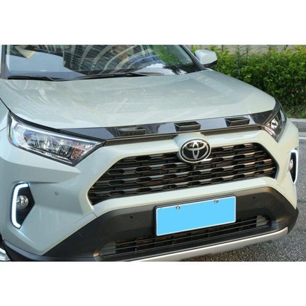 新型rav4 50系 ニュー RAV4 カスタム パーツ アクセサリー rav4 ボンネットガーニッシュ フロントガーニッシュ FV045_4