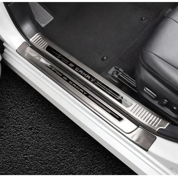 カムリ70系 一部分 付属品 カスタム CAMRY 装具 スカッフプレート ステップガーニッシュ
