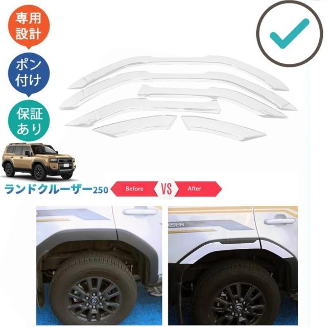 新型ランドクルーザー ランドクルーザー250 ランクル250 フェンダーカバー VX GX ZX 外装 パーツ
