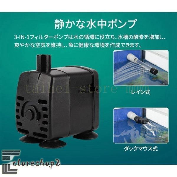 アクアリウム 水槽セット 観賞魚飼育セット 19L 家庭用 アクアポニックス グラス タッチスクリーン LEDライト ３つ照明モード エアーポンプ フ_5