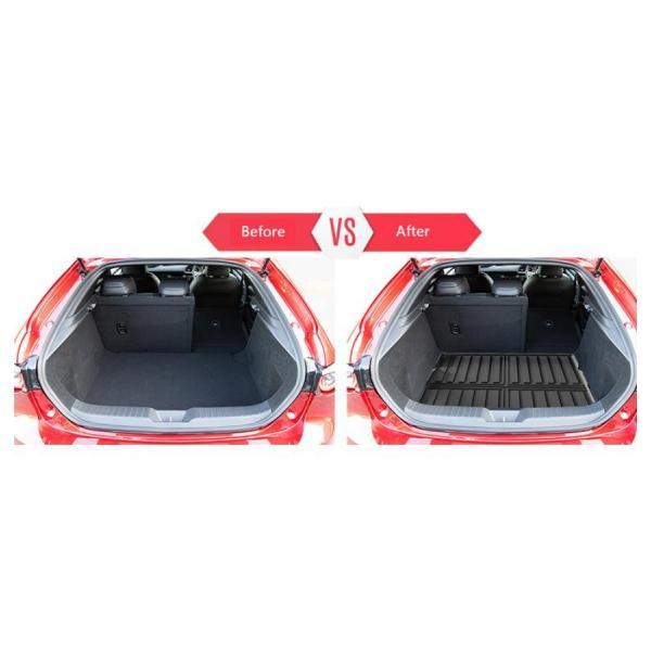 新型マツダ3 マツダ3 BP系 ファストバック 整理整頓 内装 アクセサリー 3Dラゲッジトレイ ラバートランクトレイ_5